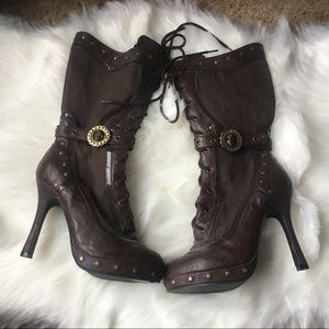 Victorian steampunk boots.  Never worn. Size 7